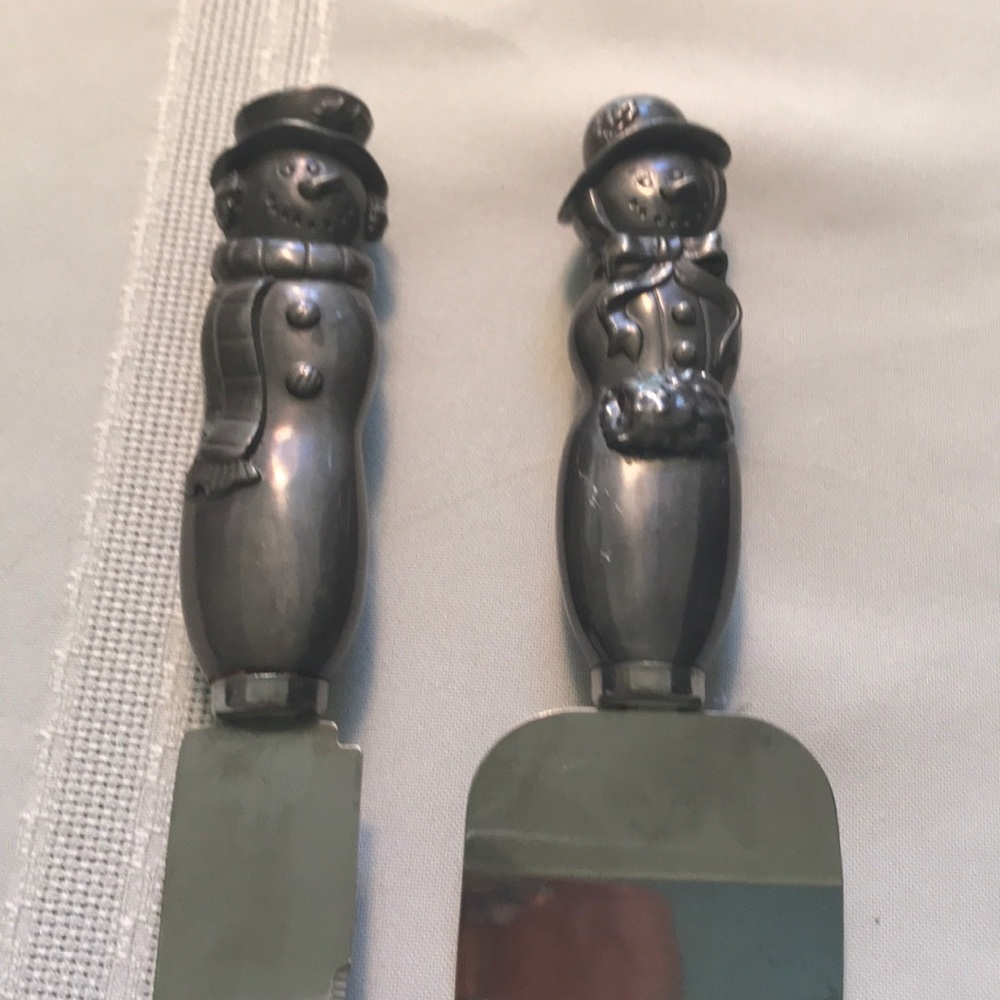 Home for the Holidays Snowman Serving Set